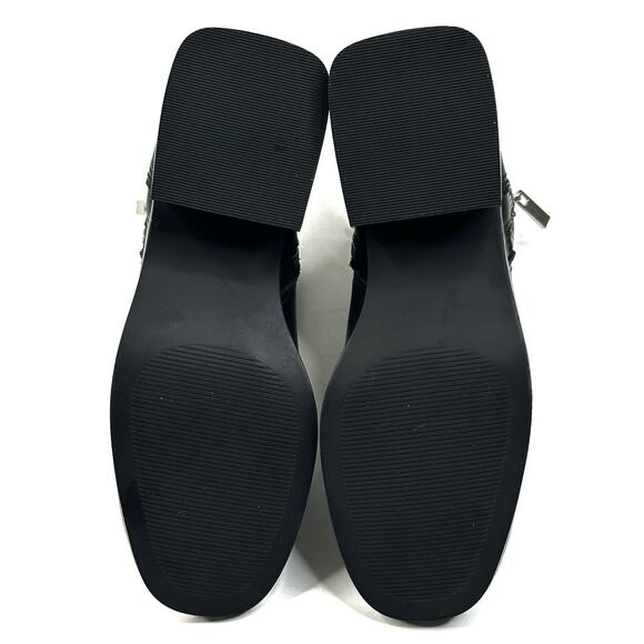 Steve Madden Ruthy Black Leather Ankle Boots Side Zip Womens Size 7.5M New $119 - Picture 12 of 12